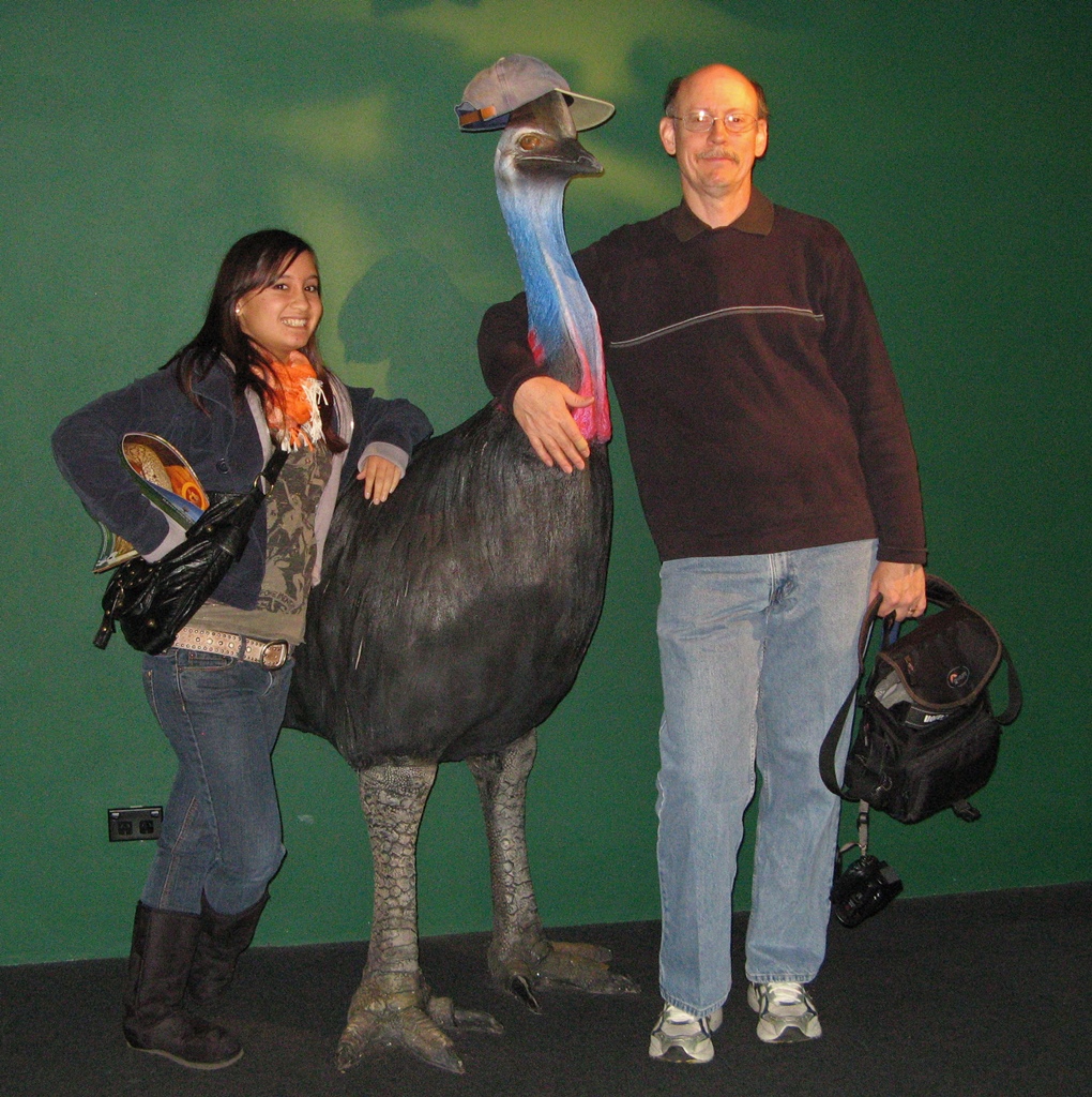 Connie and Bob with 'Cassowary'